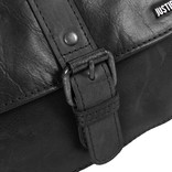 Justified Bags® Nynke Black Leather Shoulder Bag