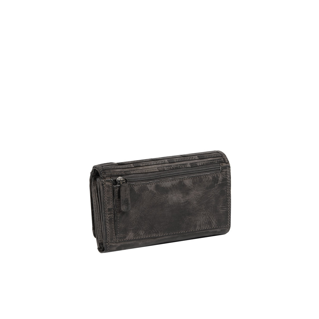 Justified Bags® Chantal - Wallet - Small - Leather - Black