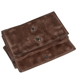 Justified Bags® Chantal - Portemonnee - Wallet - Leer - Bruin