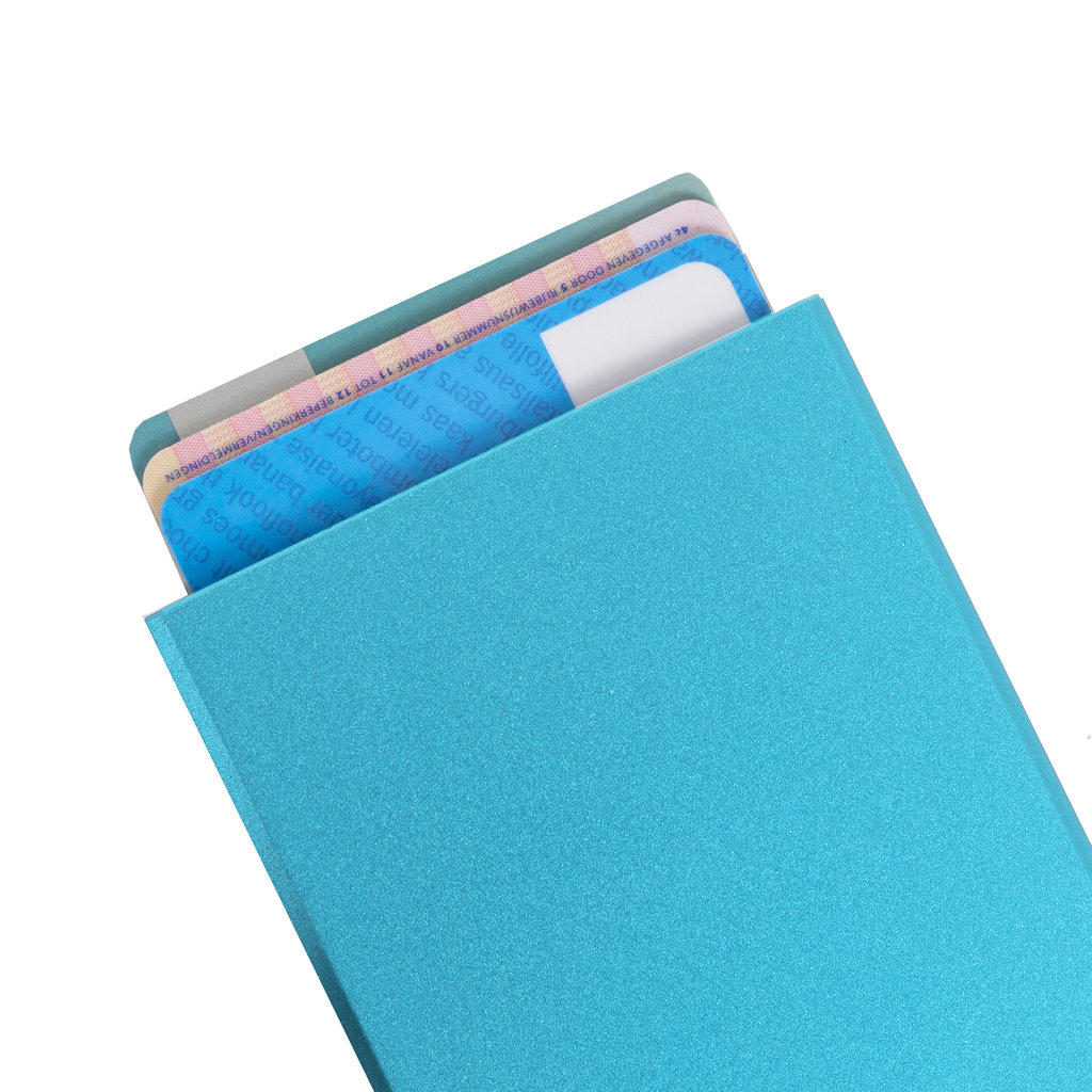 Justified Bags® Basic - Kreditkartenetui - RFID - Kartenschutz - Soft Blue