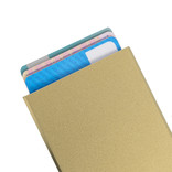 Justified Bags® Basic - Credit Card Holder - Rfid - Card Protection - Gold/Sand