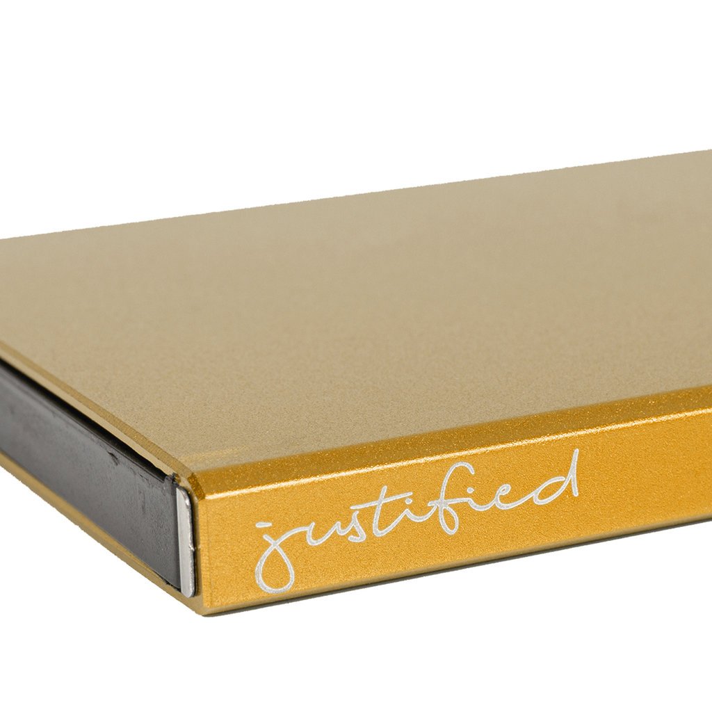 Justified Bags® Basic - Creditcardhouder - RFID - Card Protector - Gold