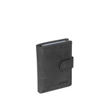 Justified Leather nappa credit case holder black + box