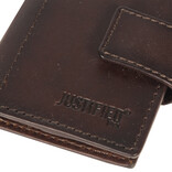 Jusitfied brown hunter CC holder w coin pocket + box