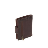 Jusitfied brown hunter CC holder w coin pocket + box