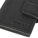 Jusitfied black hunter CC holder w coin pocket + box