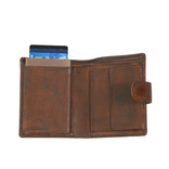 Justified Bags Kailash Creditcard Holder Cognac Coinpocket