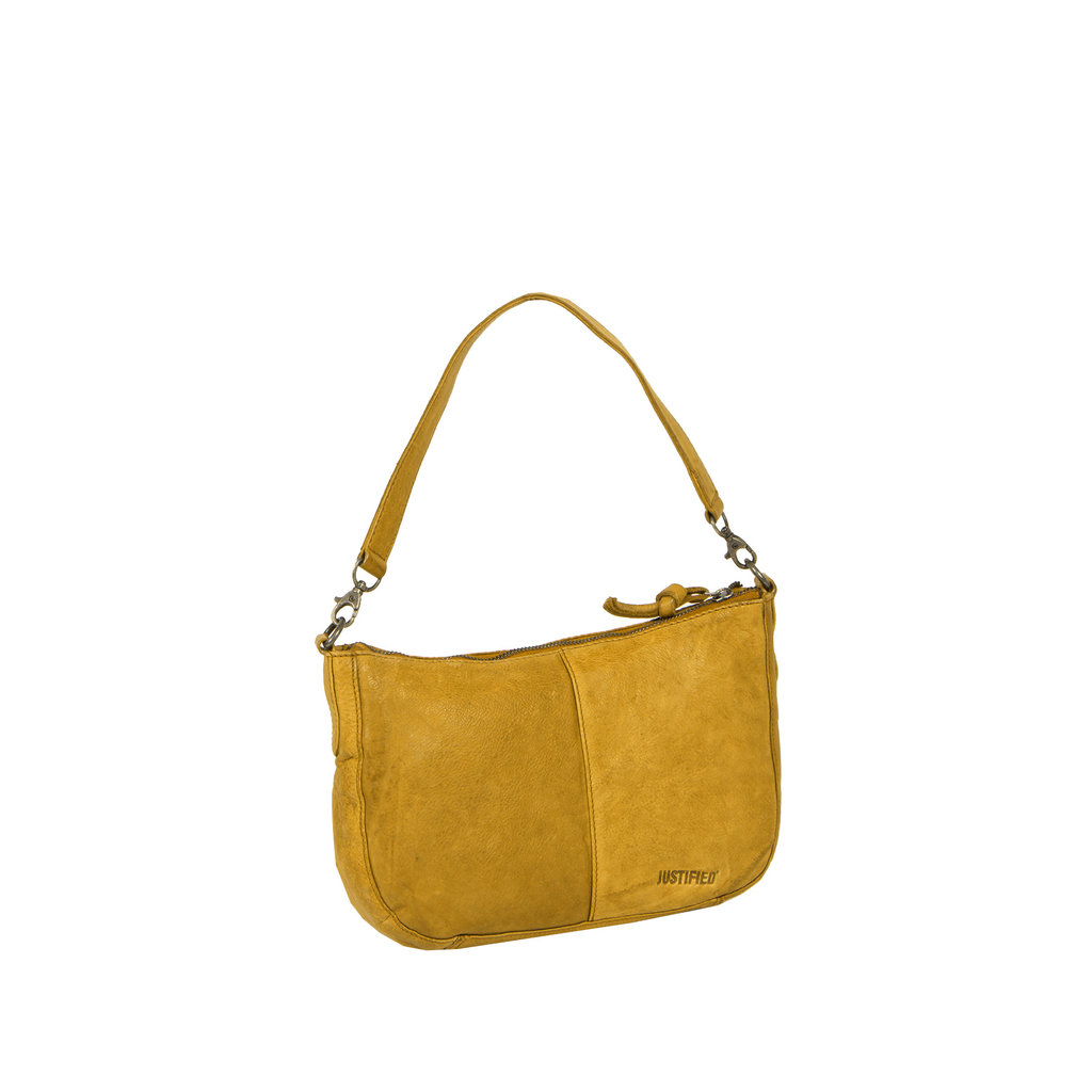 Justified Bags® - Saira - Shoulder bag - Zipper - Leather - 26x9x18cm - Occur