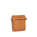 Justified Bags® Annapurna - A5 Flapover - Crossbody bag - Cognac - 24x6x28cm