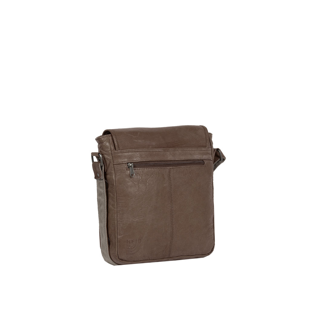Justified Bags® Annapurna - A5 Flapover - Crossbody tas - Bruin - 24x6x28cm