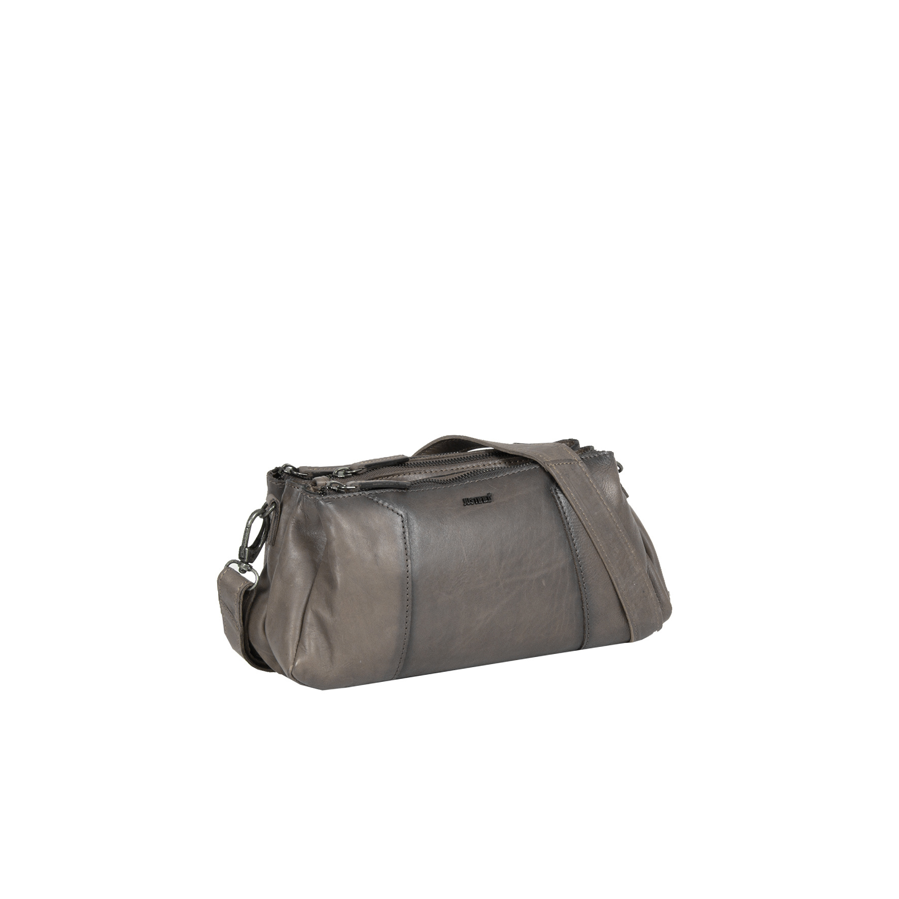 Justified Bags Justified Bags® Pluto Flamed 3 Compartimenten Shoulderbag Grey