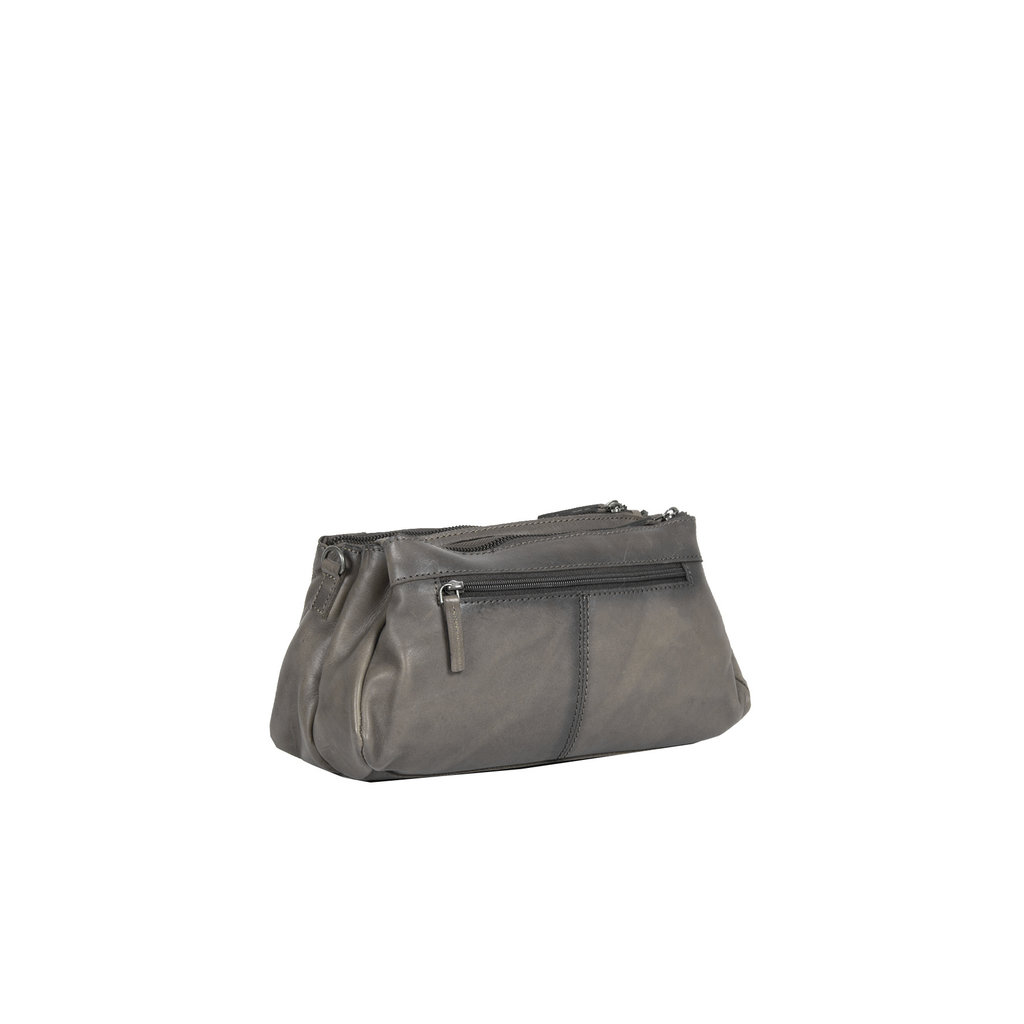 Pluto Flamed 3 Compartimenten Shoulderbag Grey