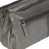 Pluto Flamed 3 Compartimenten Shoulderbag Grey