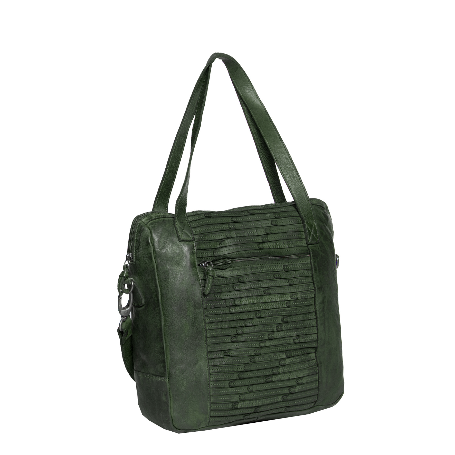 Justified Bags Justified Bags® Chantal Shopper Schoudertas Donker Groen