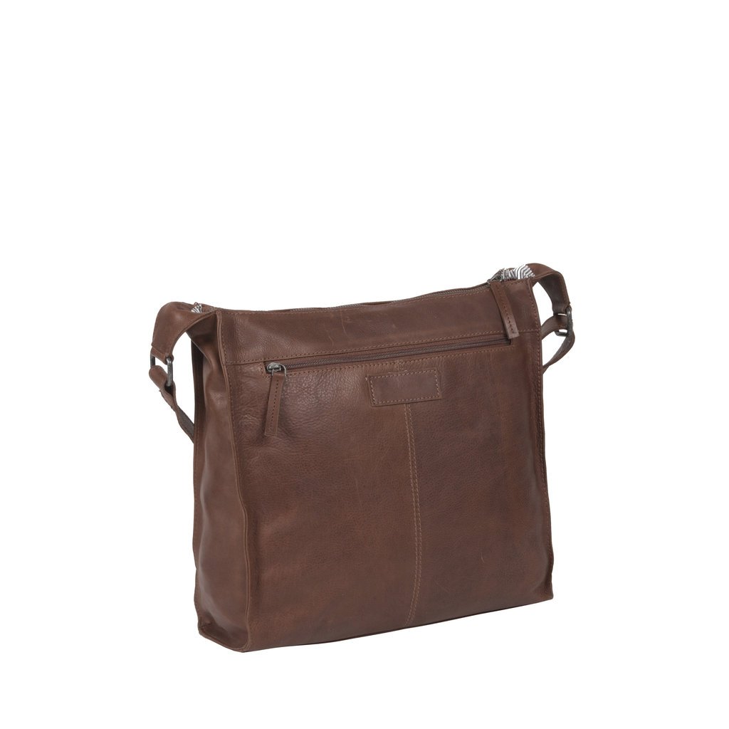 Justified Bags® Nynke Square Shoulderbag Brown