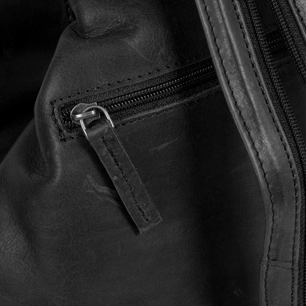 Justified Bags® Nynke Backpack Black Leather