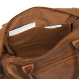 Justified Bag Dyon 2 Tone Cognac 38L Weekendtas