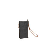 Justified Bags® Dyon - Wallet - Compartments - 2 tone - 19x2x10cm - Zwart
