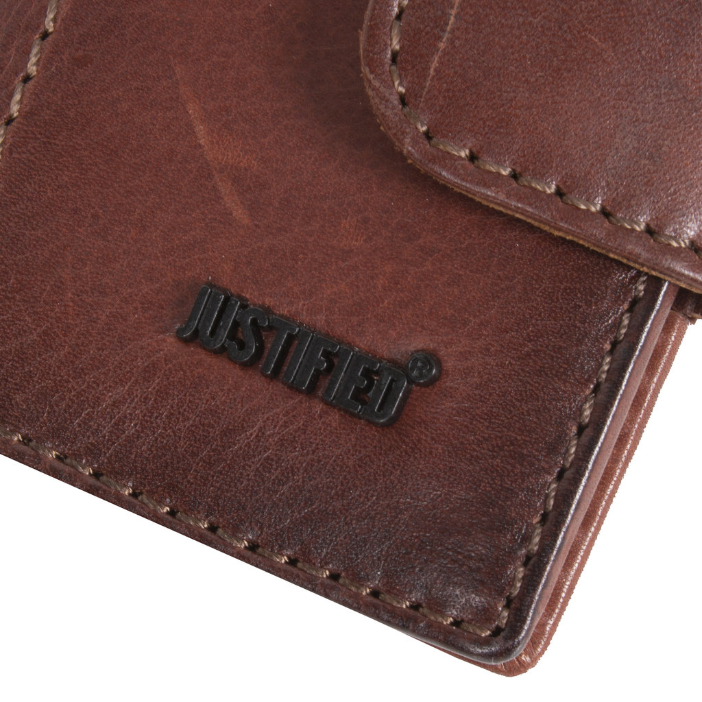 Justified Bags Creditcard Holder Brown Coinpocket