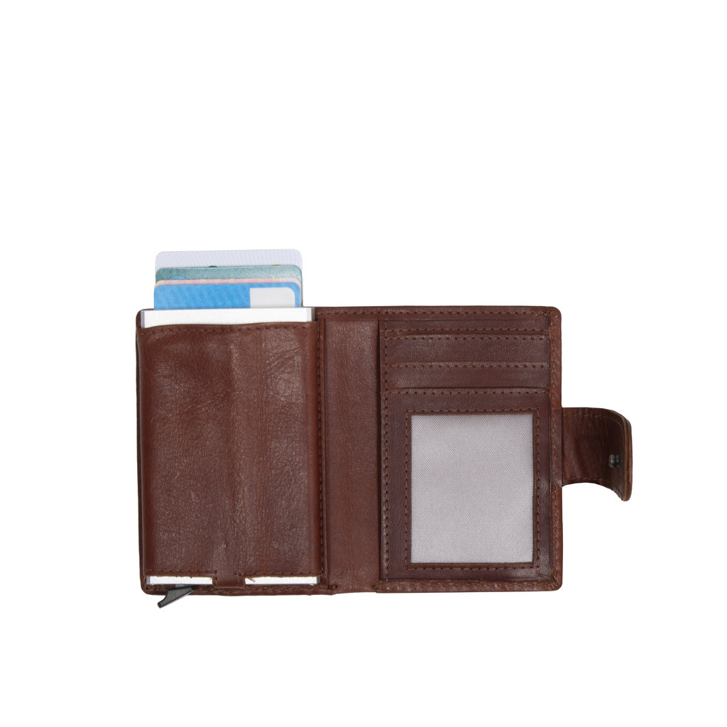 Justified Bags Creditcard Holder Brown Coinpocket