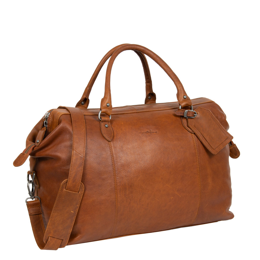 Justified Vesper cognac weekender doctors bag 46x20x34cm