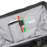 Justified Vesper black weekender doctors bag 46x20x34cm