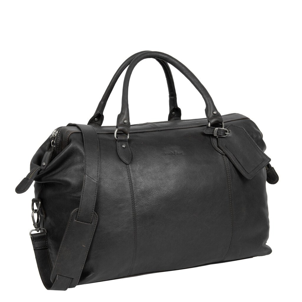 Justified Vesper black weekender doctors bag 46x20x34cm
