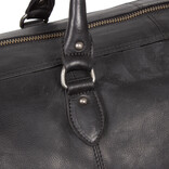 Justified Vesper black weekender doctors bag 46x20x34cm