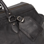 Justified Vesper black weekender doctors bag 46x20x34cm