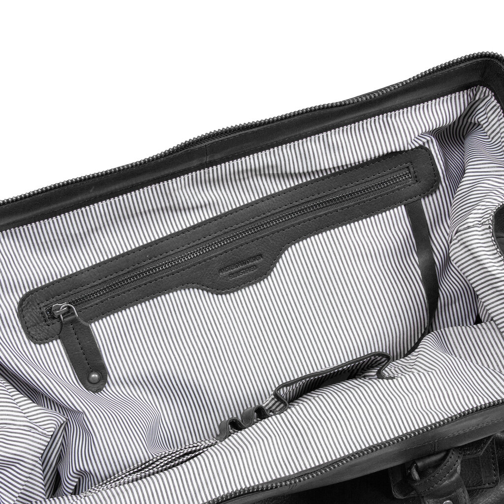 Justified Vesper black weekender doctors bag 46x20x34cm