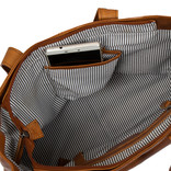 Justified Justified Bags Nynke Cognac 7L Shopper Medium
