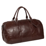 Justified Bags® Mantan Duffel - Brown Leather Weekend Bag - Travel Bag - 44L