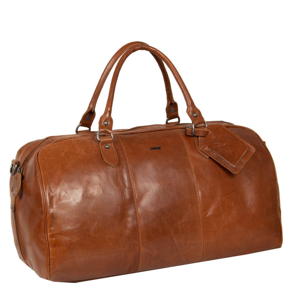 Justified Bags Mantan Cognac 40L Duffel Weekender Bag