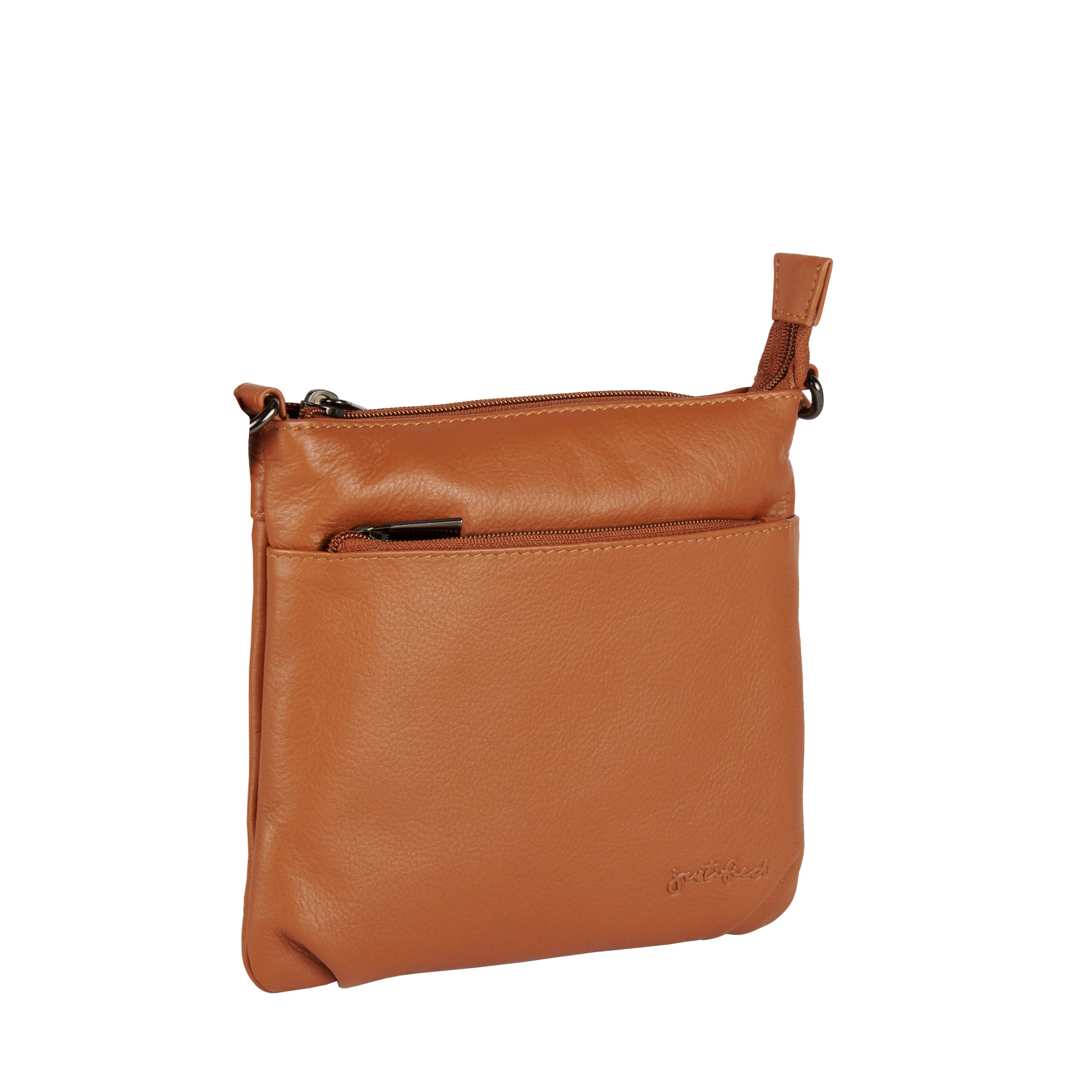 Justified Bags Justified Bags® Nappa III Shoulderbag Cognac