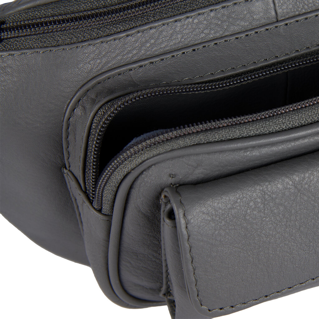 Justified Bags® - Nappa Waistbag - Antracite