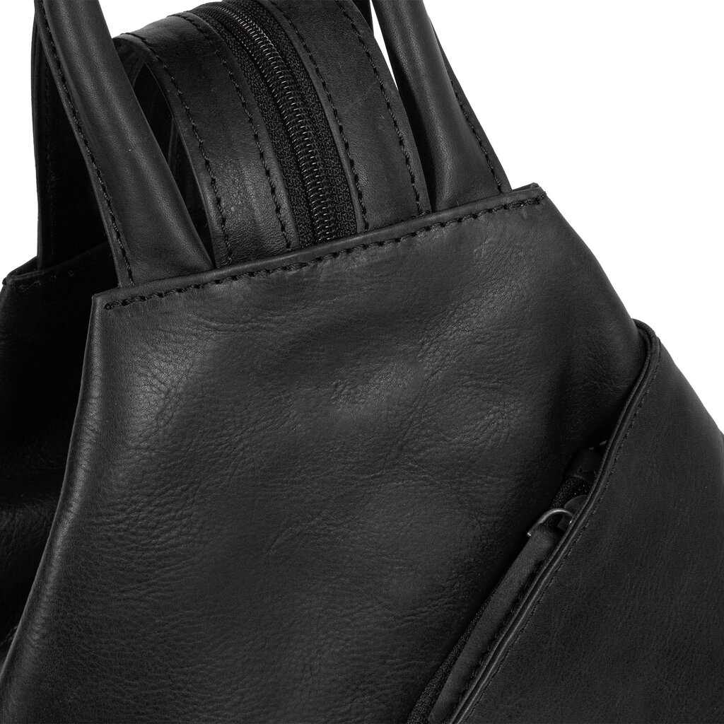 Justified Bags® Nynke Backpack Black Leather