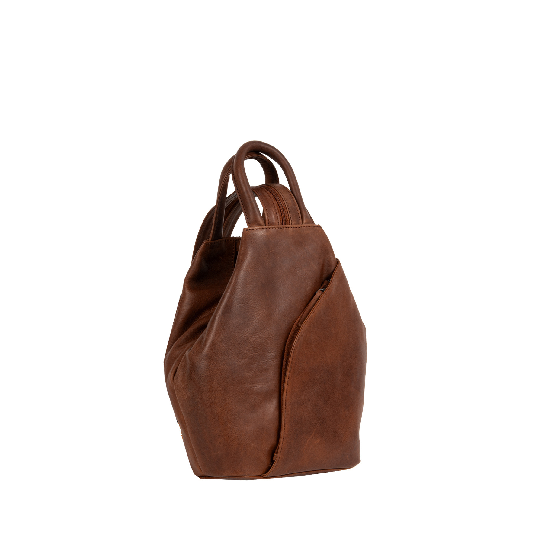 Justified Bags Justified Bags® Nynke Leren Bruine Rugtas