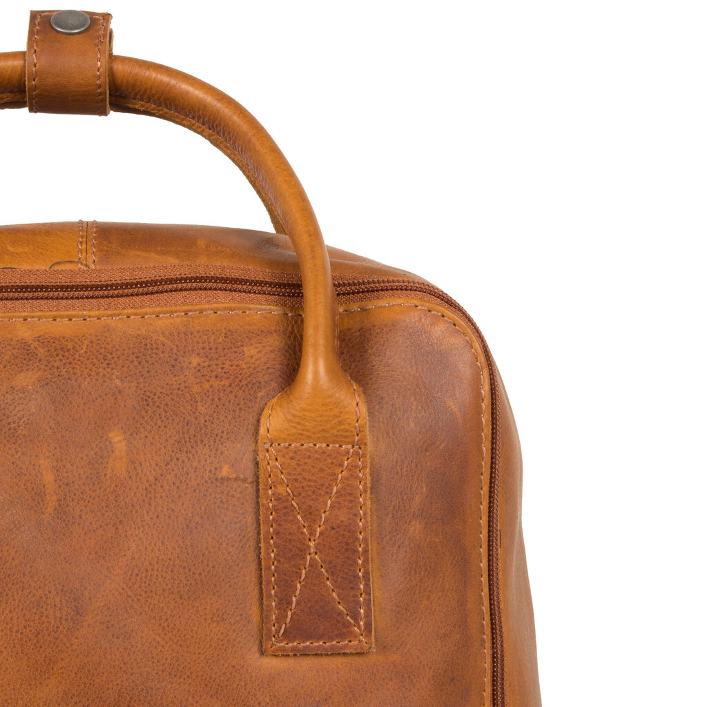 Justified Bags® Nynke Leder Shopper-Rucksack Cognac