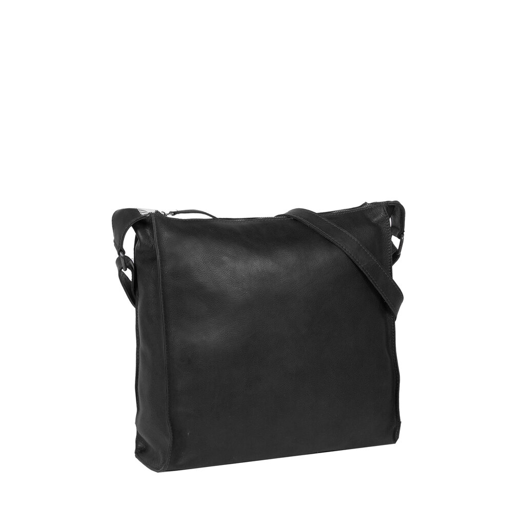 Justified Bags® Nynke Square Leder Umhängetasche Schwarz