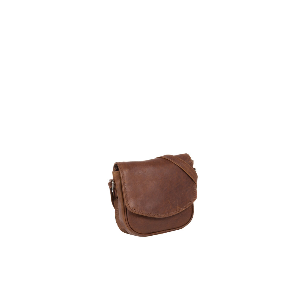 Justified Bags® Nynke Medium Flapover Braun Leder Umhängetasche