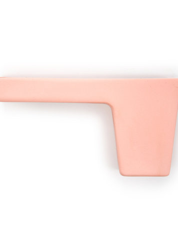 Studio Harm&Elke Wandplank met bakje L Coral/Red