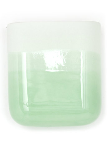 Studio Harm&Elke Wall vase Dip short Mint / Green 071