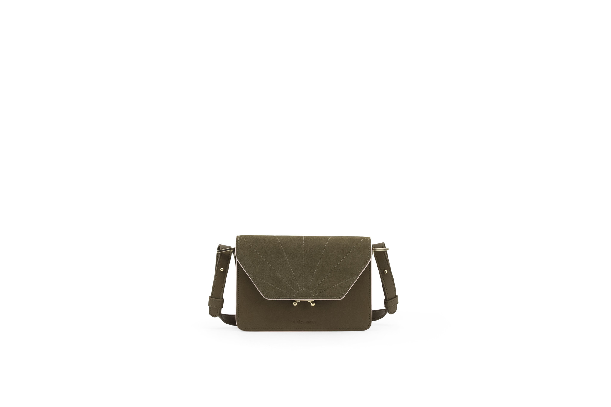 green shoulder bag