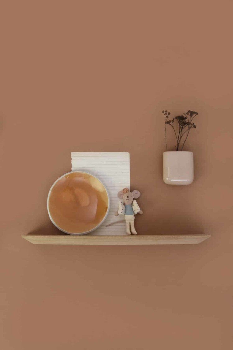 Studio Harm&Elke Wall vase Dip short Sand / Sand