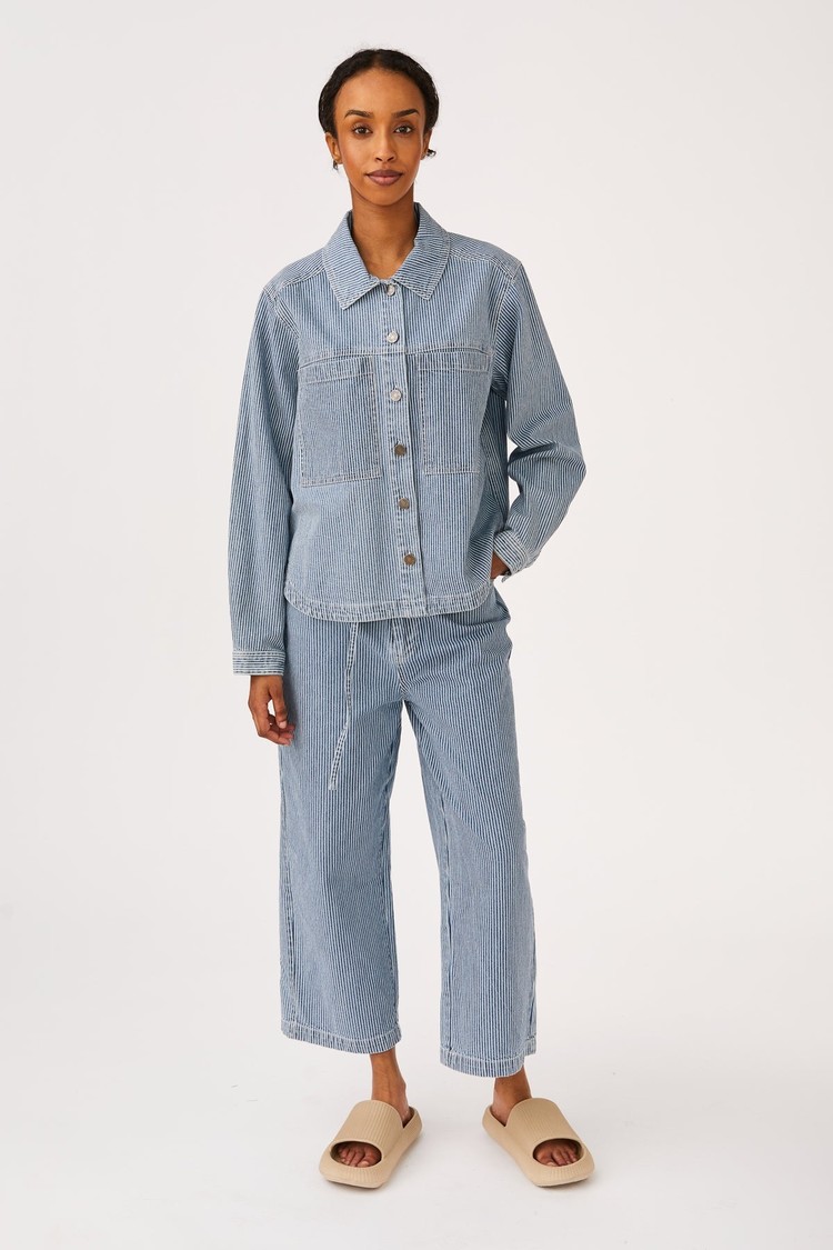 SRTaylor Jacket 954 Hickory Stripes mid Blue