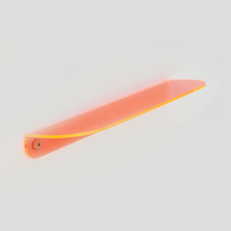 Studio Harm&Elke Acryl wall shelf M 30 cm Neon Orange