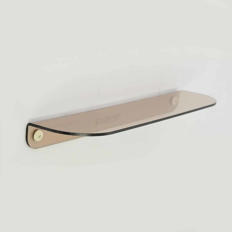 Studio Harm&Elke Acryl wall shelf M 30 cm Smoke