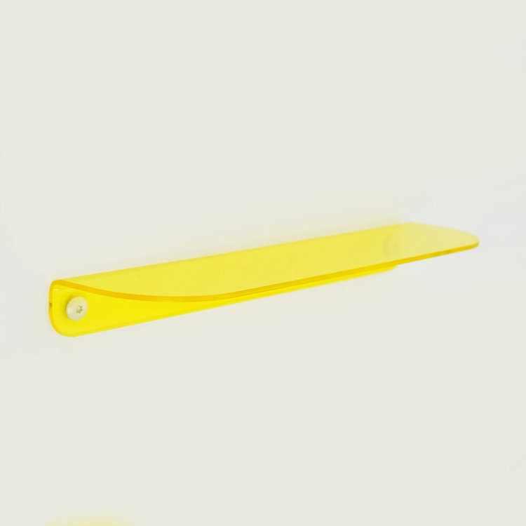 Studio Harm&Elke Acryl wall shelf M 30 cm Transparant Yellow