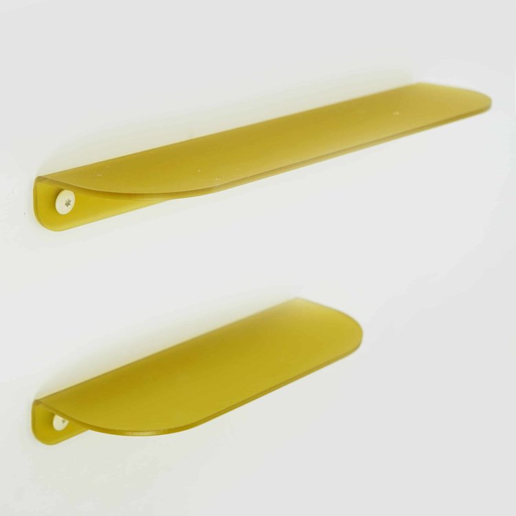 Studio Harm&Elke Acryl wall shelf S 20 cm Mat Yellow