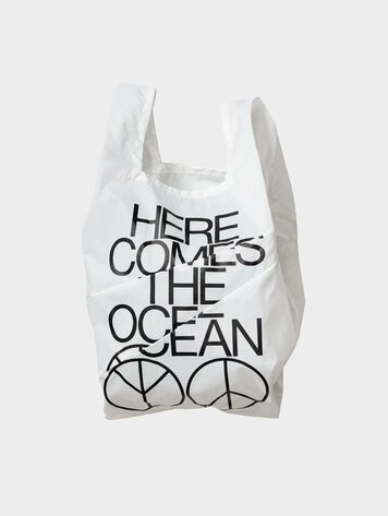 Susan Bijl The New Shopping Bag Ocean White Medium